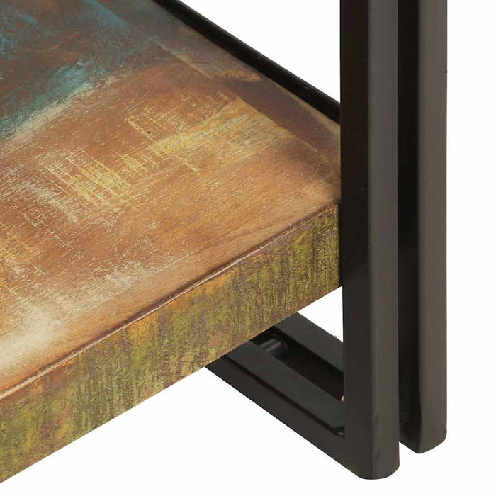 Bibliotecă cu 5 rafturi, 40x30x180 cm, lemn masiv reciclat - WALTI WALTI