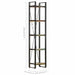 Bibliotecă cu 5 rafturi, 40x30x180 cm, lemn masiv reciclat - WALTI WALTI