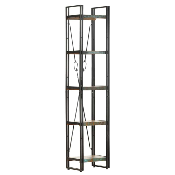 Bibliotecă cu 5 rafturi, 40x30x180 cm, lemn masiv reciclat - WALTI WALTI