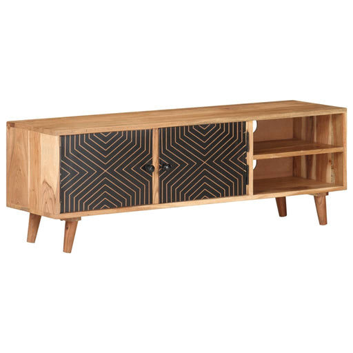 Comodă TV, 115x30x39 cm, lemn masiv de acacia - WALTI WALTI