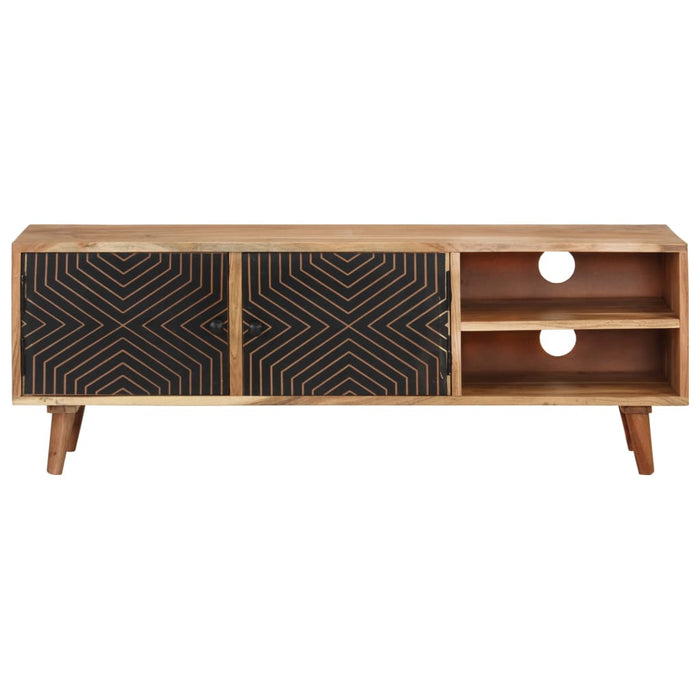 Comodă TV, 115x30x39 cm, lemn masiv de acacia - WALTI WALTI