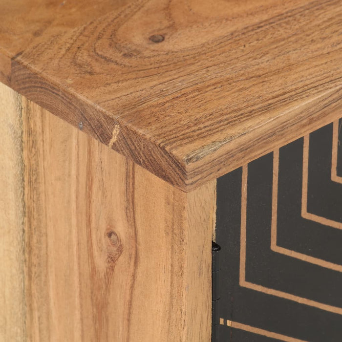 Comodă TV, 115x30x39 cm, lemn masiv de acacia - WALTI WALTI