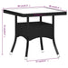 Set mobilier grădină, 5 piese, gri, poliratan/sticlă tratată - WALTI WALTI