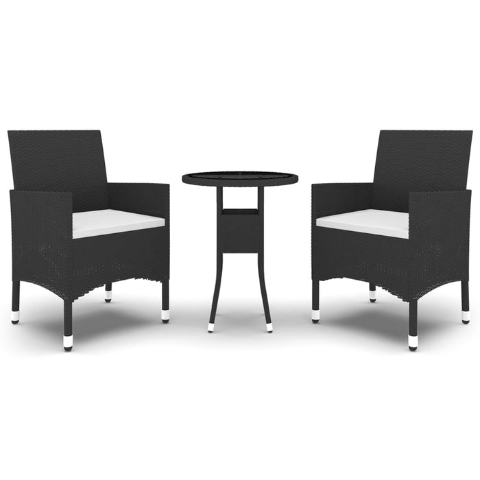 Set mobilier de grădină, 3 piese, poliratan - WALTI WALTI
