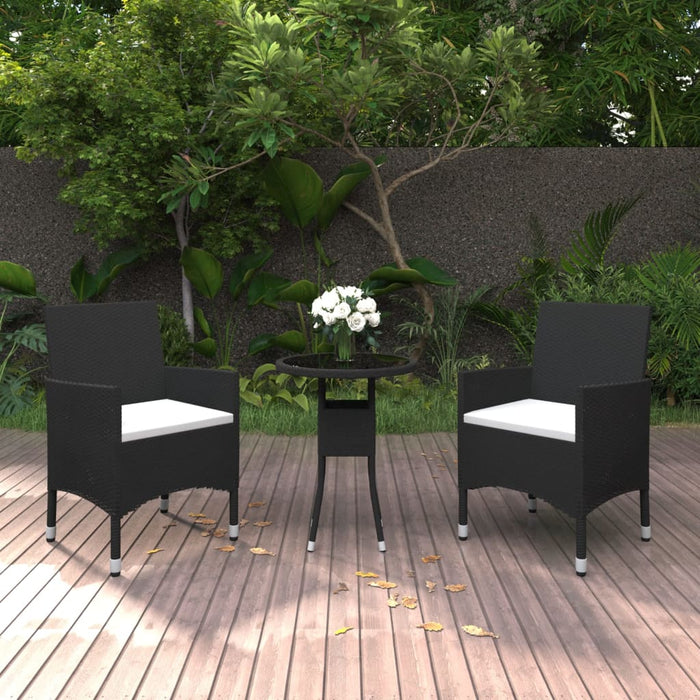 Set mobilier de grădină, 3 piese, poliratan - WALTI WALTI