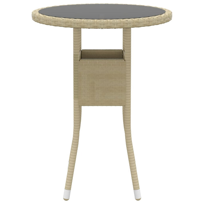 Set mobilier de grădină, 3 piese, bej, poliratan - WALTI WALTI
