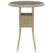 Set mobilier de grădină, 3 piese, bej, poliratan - WALTI WALTI