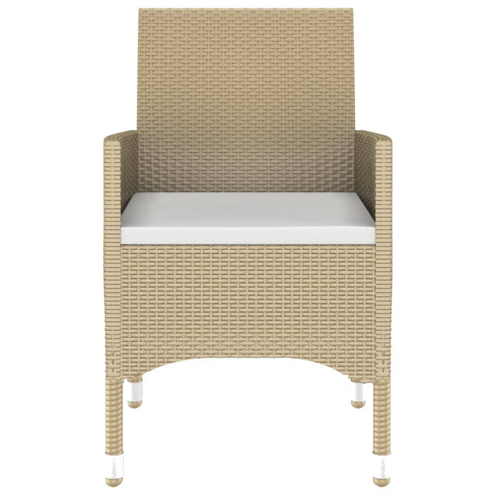 Set mobilier de grădină, 3 piese, bej, poliratan - WALTI WALTI
