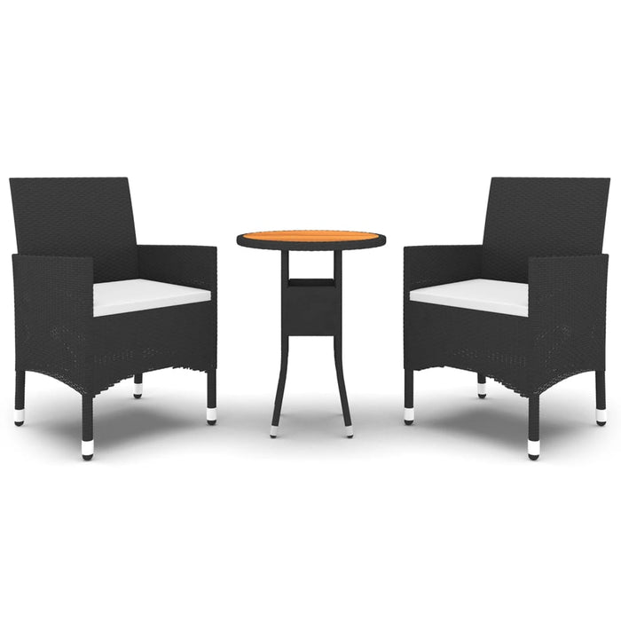 Set mobilier de grădină, 3 piese, poliratan - WALTI WALTI