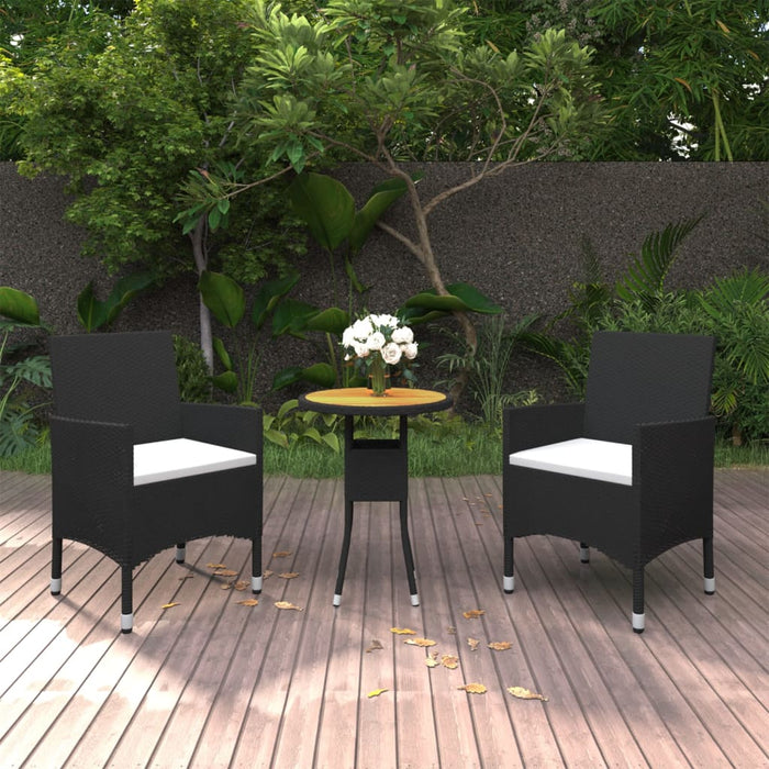 Set mobilier de grădină, 3 piese, poliratan - WALTI WALTI