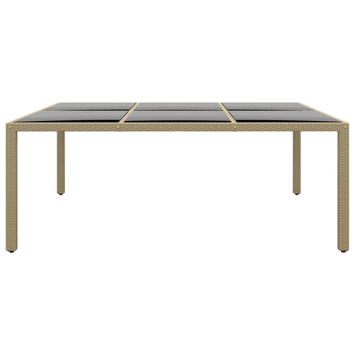 Set mobilier de grădină, 11 piese, bej, poliratan - WALTI WALTI