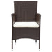 Set mobilier de grădină, 11 piese, maro, poliratan - WALTI WALTI