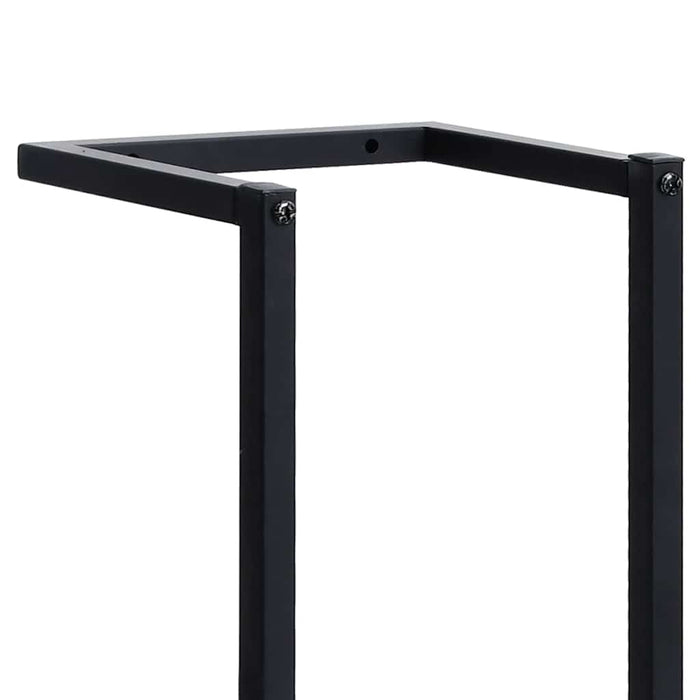 Suport de prosoape, negru, 25x20x95 cm, fier - WALTI WALTI