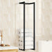 Suport de prosoape, negru, 25x20x95 cm, fier - WALTI WALTI