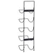 Suport sticle de vin montat pe perete, 5 sticle, negru, fier - WALTI WALTI