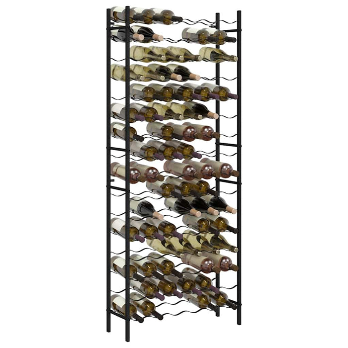 Suport de vin pentru 96 de sticle, negru, fier - WALTI WALTI