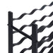 Suport de vin pentru 96 de sticle, negru, fier - WALTI WALTI