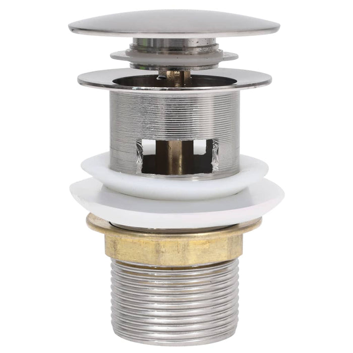 Ventil scurgere push funcție de preaplin argintiu 6,4x6,4x9,1cm - WALTI WALTI