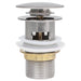 Ventil scurgere push funcție de preaplin argintiu 6,4x6,4x9,1cm - WALTI WALTI
