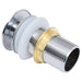 Ventil scurgere push funcție de preaplin argintiu 6,4x6,4x9,1cm - WALTI WALTI