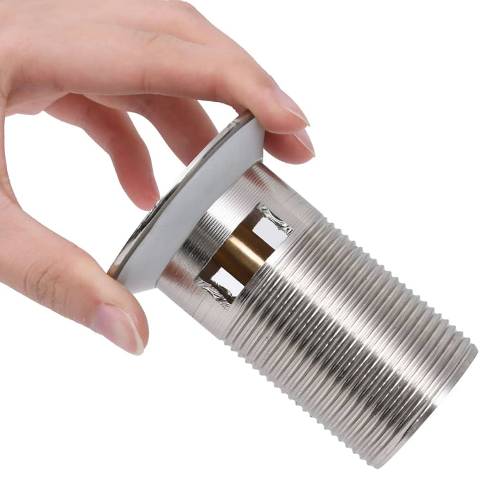 Ventil scurgere push funcție de preaplin argintiu 6,4x6,4x9,1cm - WALTI WALTI