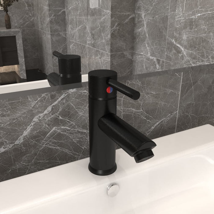 Robinet chiuvetă de baie, negru, 130x176 mm - WALTI WALTI