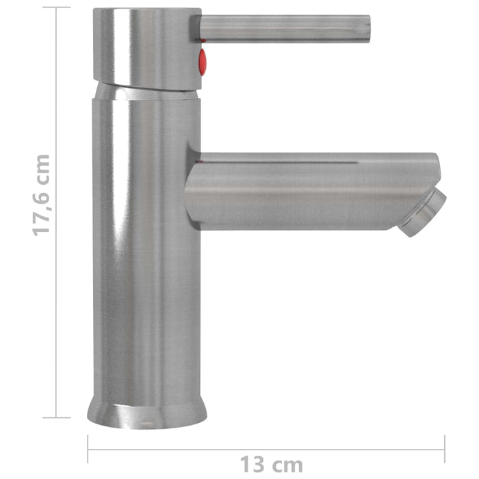 Robinet chiuvetă de baie, argintiu, 130x176 mm WALTI