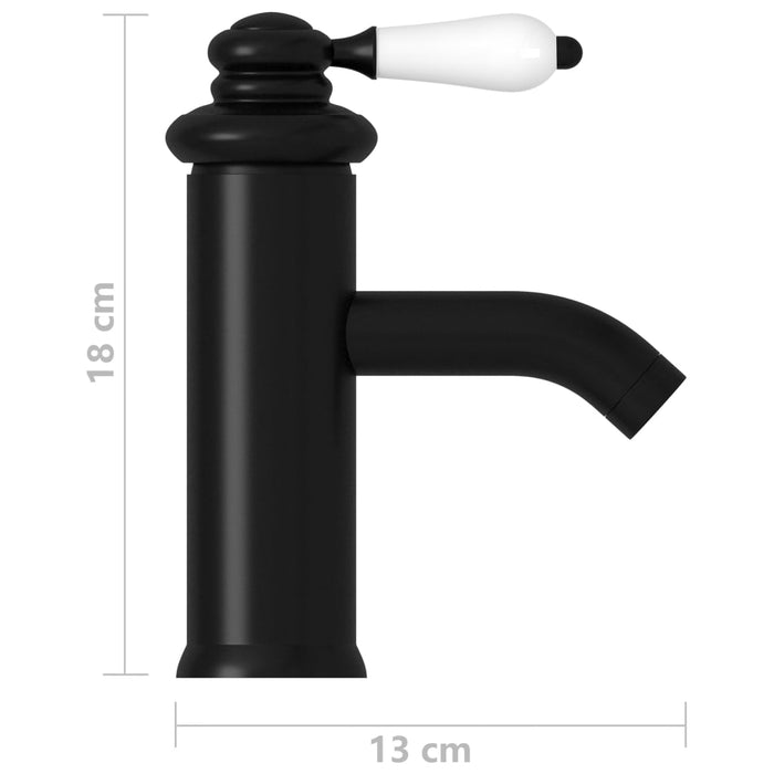 Robinet chiuvetă de baie, negru, 130x180 mm - WALTI WALTI