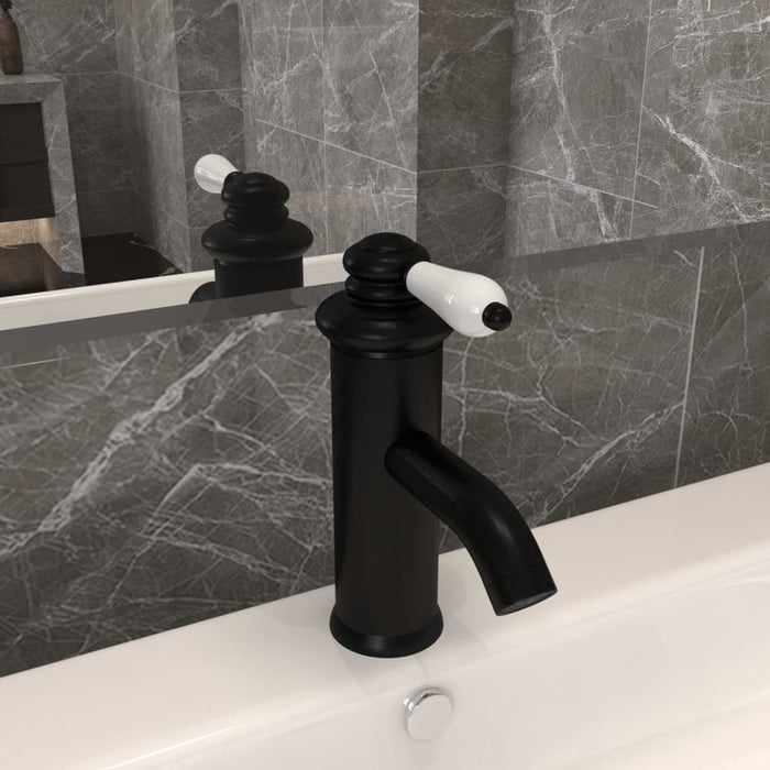 Robinet chiuvetă de baie, negru, 130x180 mm - WALTI WALTI