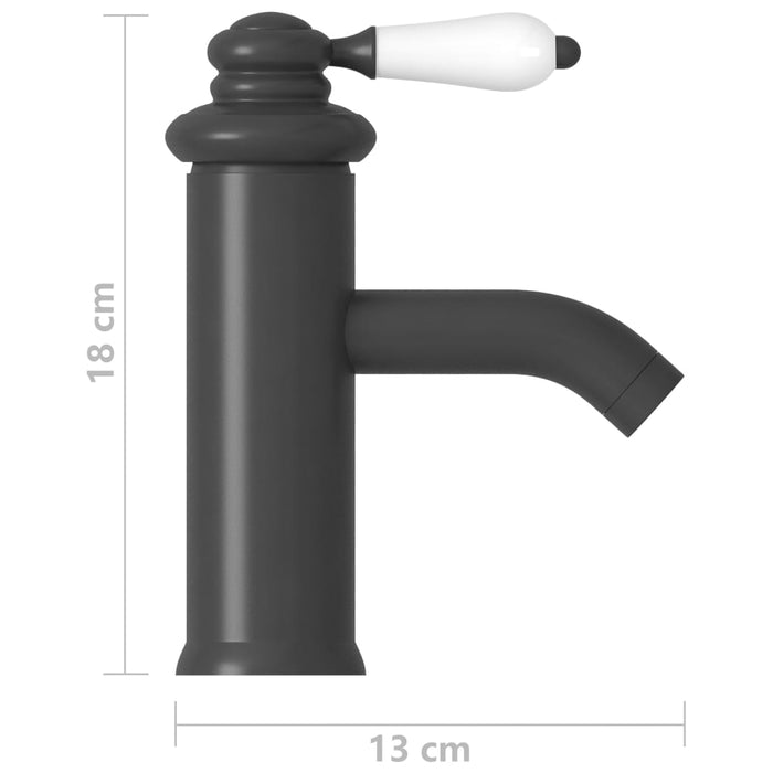Robinet chiuvetă de baie, gri, 130x180 mm - WALTI WALTI