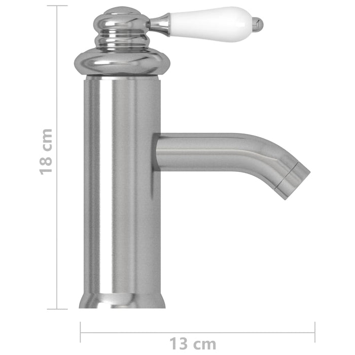 Robinet chiuvetă de baie, argintiu, 130x180 mm - WALTI WALTI