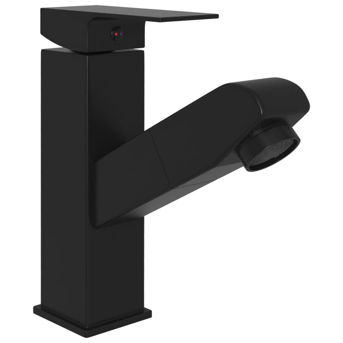 Robinet chiuvetă de baie retractabil, negru, 157x172 mm - WALTI WALTI