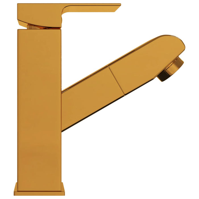 Robinet chiuvetă de baie retractabil, auriu, 157x172 mm - WALTI WALTI