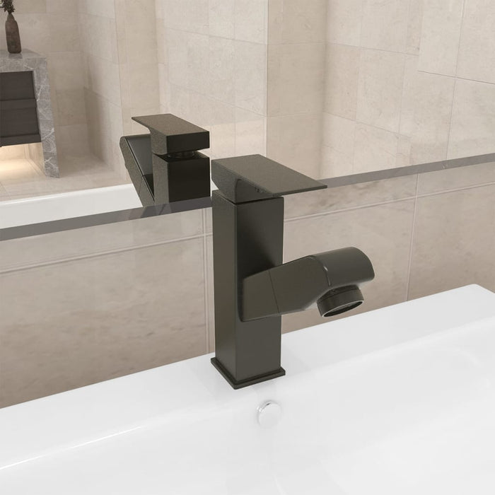 Robinet chiuvetă de baie retractabil, gri, 157x172 mm - WALTI WALTI