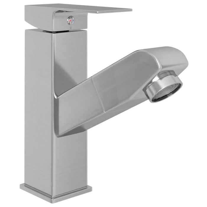 Robinet chiuvetă de baie retractabil, argintiu, 157x172 mm - WALTI WALTI