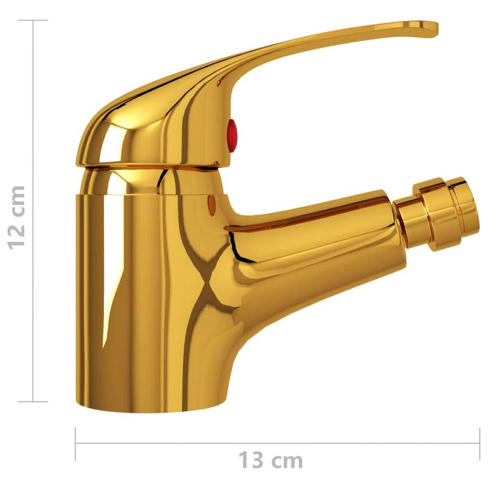 Baterie mixer pentru bideu baie, auriu, 13x12 cm - WALTI WALTI