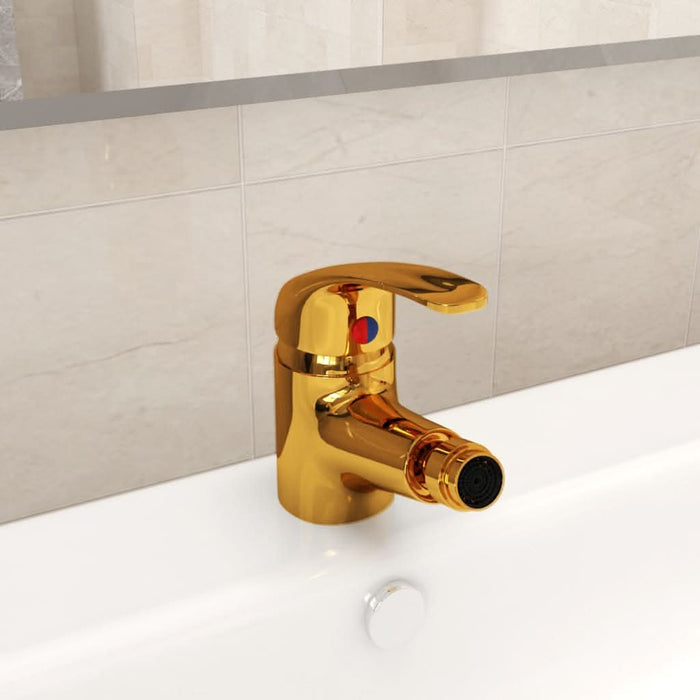 Baterie mixer pentru bideu baie, auriu, 13x12 cm - WALTI WALTI