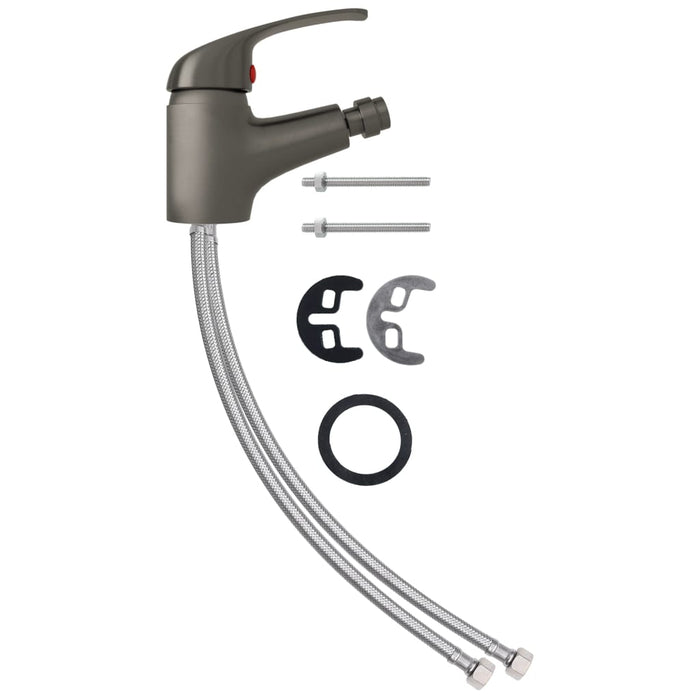 Baterie mixer pentru bideu baie, gri, 13x12 cm - WALTI WALTI