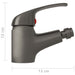 Baterie mixer pentru bideu baie, gri, 13x12 cm - WALTI WALTI