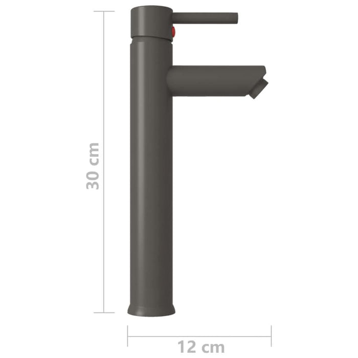 Baterie mixer de baie, gri, 12x30 cm - WALTI WALTI