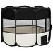 Țarc de câini pliabil cu sac de transport, negru, 90x90x58 cm - WALTI WALTI