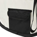 Țarc de câini pliabil cu sac de transport, negru, 125x125x61 cm - WALTI WALTI