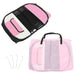 Țarc joacă pliabil câini cu sac de transport roz 110x110x58 cm - WALTI WALTI