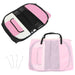 Țarc joacă pliabil câini cu sac de transport roz 125x125x61 cm - WALTI WALTI