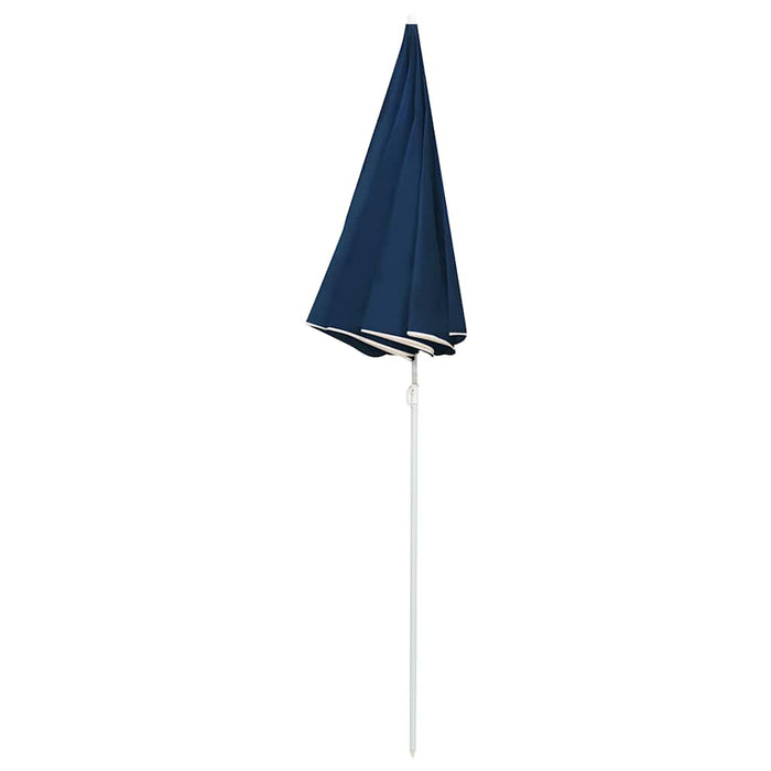Umbrelă de soare de grădină, stâlp din oțel, albastru, 180 cm WALTI