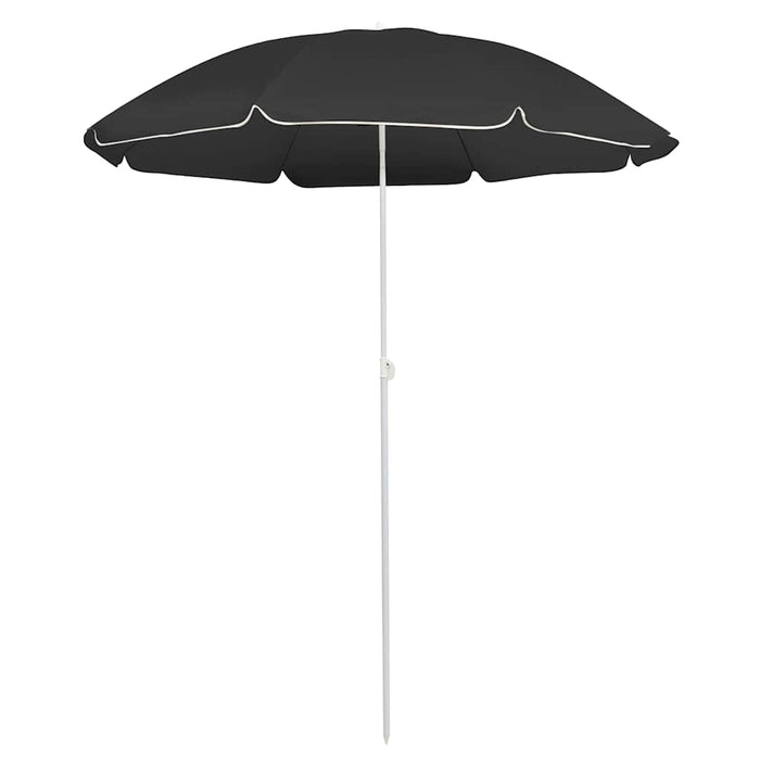 Umbrelă de soare de grădină, stâlp din oțel, antracit, 180 cm WALTI