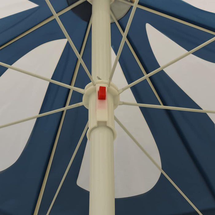 Umbrelă de soare de grădină, stâlp din oțel, albastru, 180 cm WALTI