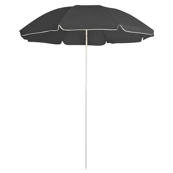 Umbrelă de soare de grădină, stâlp din oțel, antracit, 180 cm WALTI
