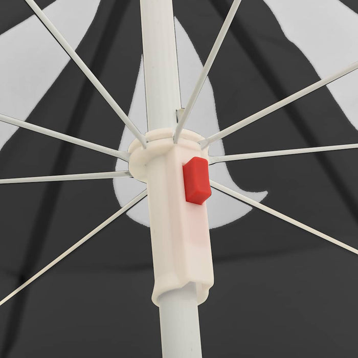 Umbrelă de soare de grădină, stâlp din oțel, antracit, 180 cm WALTI