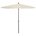 Umbrelă de grădină cu stâlp, nisipiu, 210x140 cm - WALTI WALTI